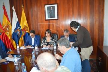 Reunión en Telde sobre la GC-1 (Foto TA)